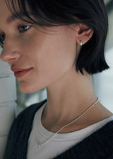[925 silver] Deux.silver.82 / ピグリングピアス (シルバー)
