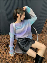 Turtleneck loose fit knitwear