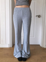26SS★ [MADE/Skirt+Pants SET] Forin Bootcut Pants Unbalance Shirring Flare Layered Skirt