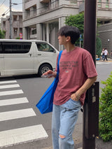 [A-T0109] ピグメントニューヨーク半袖Tシャツ (4色)