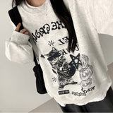 ギターキャットスウェットシャツ [Fleece]