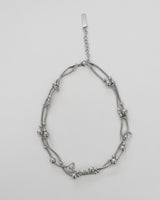 Newme Silver Ball Chain Necklace