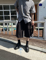No.1296 one cotton bermuda SHORTS (3color)