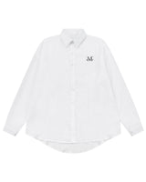 NUVIA LOOSE-FIT SEE THROUGH SHIRT (2color)
