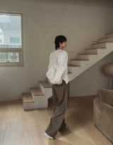 Kir Rib See-Through Long Sleeve