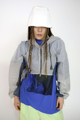rain short hood jumper(3color)