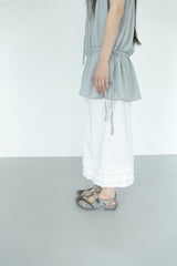 ruffle crispy bermuda pants(2colors)