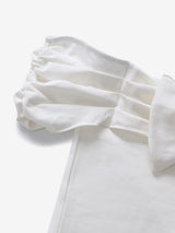 Off shoulder ribbon top (Ivory)