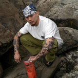 LONG BALLOON CLIMBING PANTS - OLIVE GREEN