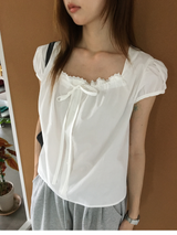 French puff blouse (3color)