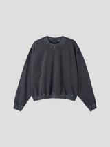 ウォッシング クロップスウェットシャツ 4color
