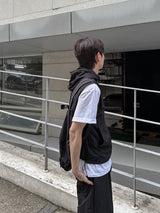 Nylon Hood Vest