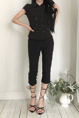 26SS★ [ EEUN MADE ] Rosette Button Top