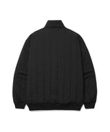 Authentic Logo Quilted Half-Zip Sweatshirt Black