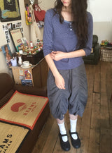 ビリーリンクル7分丈ナイロンバミューダパンツ