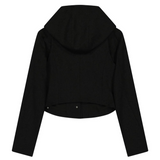 Layered Bolero Wool Jacket / Black