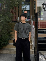 Uth crop pigment ringer short sleeve t-shirt