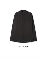 (UNISEX) エアリー レース ネット シャツ