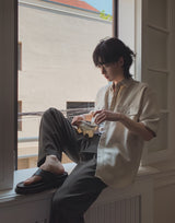 Hero Tweed Half Shirt