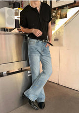 [4SEASON] Flare denim pants(4color)