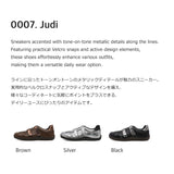Judi 0007. ラバーソールベルクロスナップシューズ - 3colors