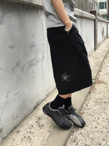 モーヴ エンブロイダード ポケット バミューダ ショーツ 3C