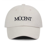 MUCENT シグニチャーレタリングロゴボールキャップ