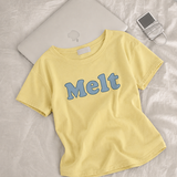 メルトチェックパッチ ショートスリーブTシャツ (5 colors)