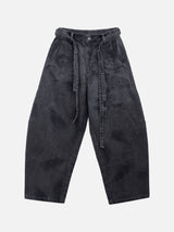 Trenon Belted Washed Balloon Pants 2C
