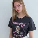 ショッピングベアTシャツ 2color