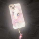 [Production takes 7 days] HEESU I Phone case [Silver]