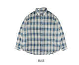 Everyday See-through Overfit Check Shirt