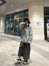 peacock hooded windbreaker