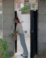 Pine frill blouse