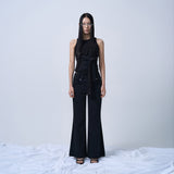 UNBALANCE TUBE TOP (BLACK)