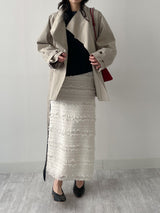 Bao Lace H-line Long Skirt