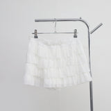 Bute frill cardigan + frill mini skirt set