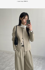 Lake Hidden No Collar Jacket