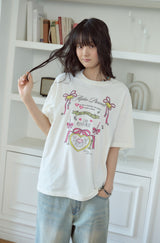 26SS★ Candle Heart Short Sleeve Tee