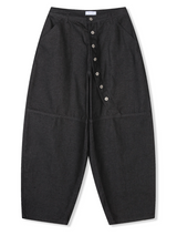 snap cover pants