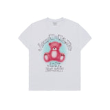 24FW BLUR SKETCH BEAR SHORT SLEEVE T-SHIRT WHITE