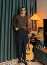Men's ピュアクロップマッスルフィットニット 4COLOR