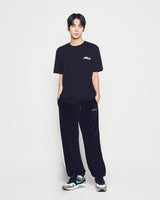 25FW OVERLAPPING STANDARD SHORT SLEEVE T-SHIRT BLACK