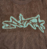 Wing angora touch knit