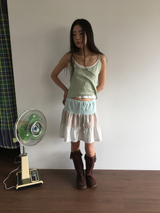 Mani patchwork skirt (2color)