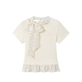 Lisel Dot Scarf Tee