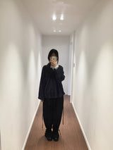 Petal shirring blouse (2color)