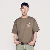 [24SS] RABBIT BEAR DOLL LOGO SHORT SLEEVE T-SHIRT COCOA