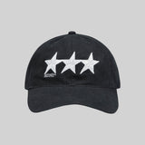 SSスターウォッシュドボールキャップ (BLACK)