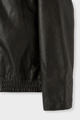 Kintz vegan leather zip-up jacket